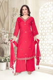 Red Rukmani Suit Set