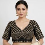 Black Gunjika Blouse