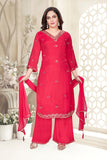 Red Rukmani Suit Set