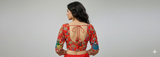 Red Ishani Blouse