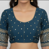 GreyBlue Drishti Blouse