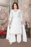 White Rukmani Suit Set