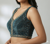 DarkBlue Amira Blouse