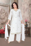 White Rukmani Suit Set