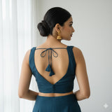 PeacockBlue Nidhi Blouse