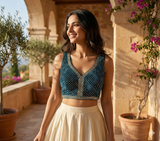 DarkBlue Amira Blouse