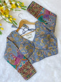 Grey Ishani Blouse