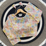 WhiteBlue Samaira Blouse