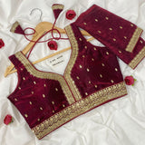 Maroon Tvesa Blouse