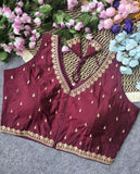 Maroon Reema Blouse