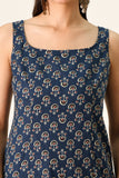 Rama Blue Short Kurti For Women