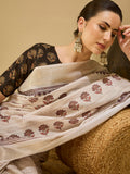 Whitebrown Aadrika Saree