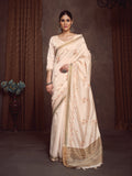 White Bhavya Saree