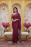 Maroon Jivika Saree