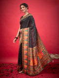Black Mastani Saree
