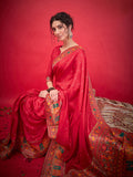 Red Mastani Saree