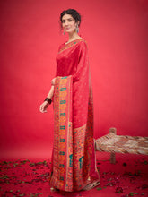 Red Mastani Saree