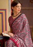 BlackRed Mohar Saree