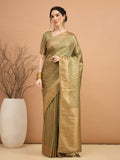 Green Mehak Saree