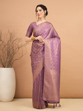 Purple Mehak Saree