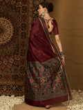Maroon Vartika Saree