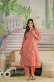 Peach Kumud Suit Set (Set of 2)