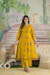 Yellow Kumud Suit Set (Set of 2)