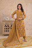 Yellow Gulnaar Suit Set (Set of 3)