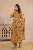 Yellow Gulnaar Suit Set (Set of 3)