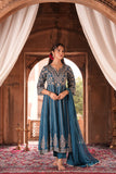 Blue Lakshmi Suit Set (Set of 3)