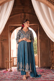 Blue Lakshmi Suit Set (Set of 3)