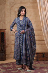 Blue Meher Suit Set (Set of 3)