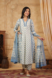 Blue Noor Suit Set (Set of 3)