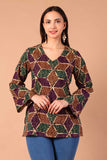 Ikkat Bela Print