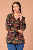 Ikkat Bela Print