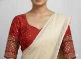 Red Drishti Blouse