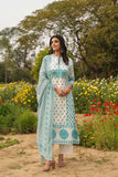 Kashish Aqua Kurta Set with Dupatta