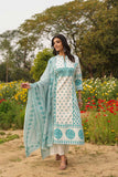Kashish Aqua Kurta Set with Dupatta