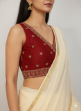 Red Radha Blouse