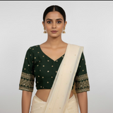 DarkGreen Drishti Blouse