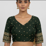 DarkGreen Drishti Blouse