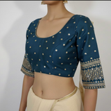 GreyBlue Drishti Blouse