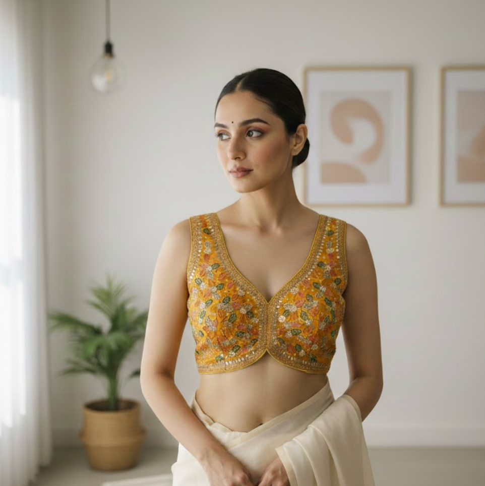 Yellow Chahana Blouse