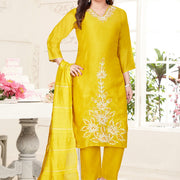 Yellow Geetanjali Suit Set