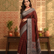 RedBlack Charvi Saree