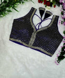 DarkBlue Amira Blouse