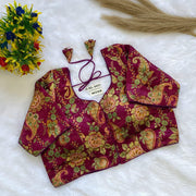 Wine Charita Blouse