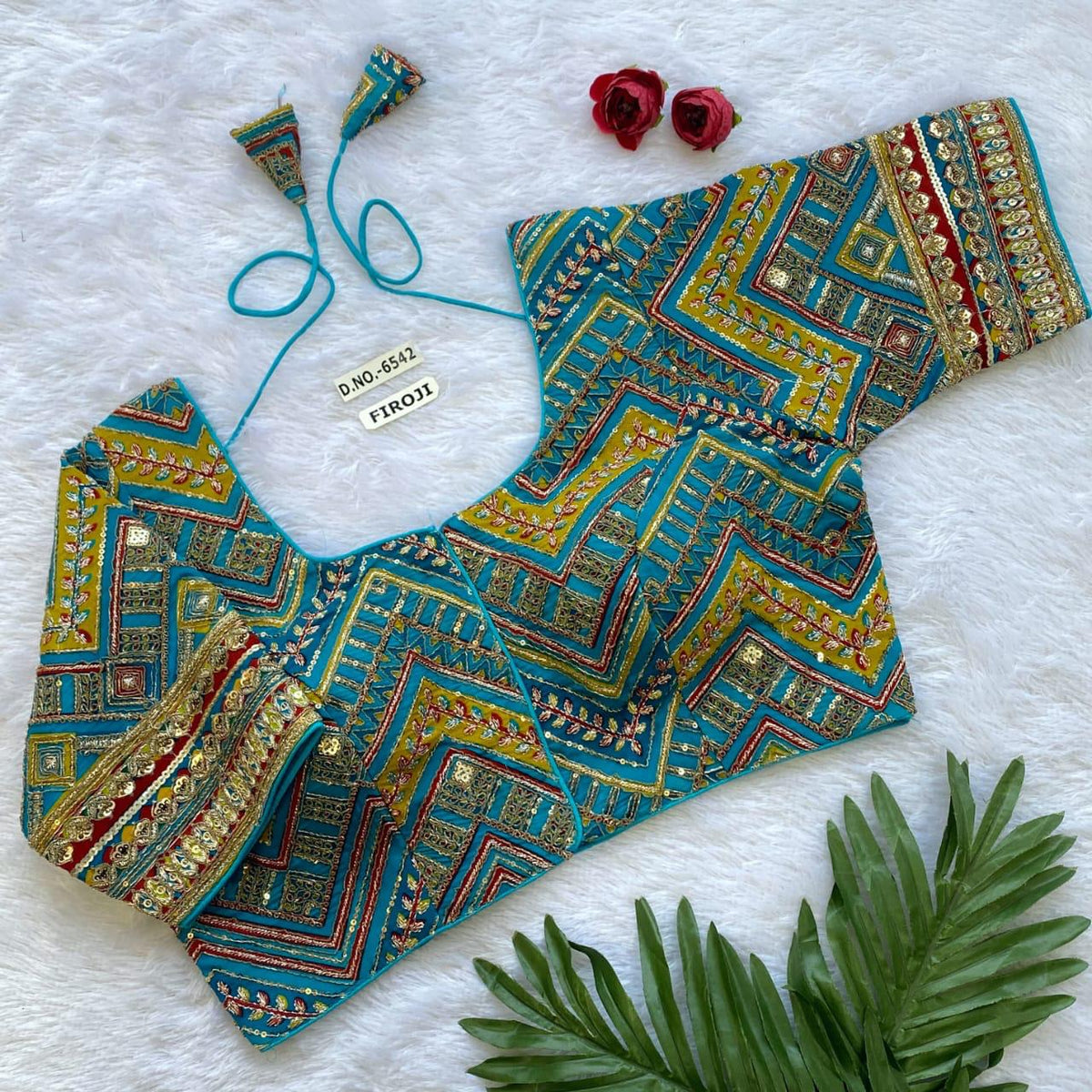 LightBlue Kaavya Blouse