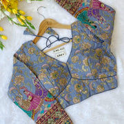 Grey Ishani Blouse