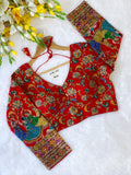 Red Ishani Blouse